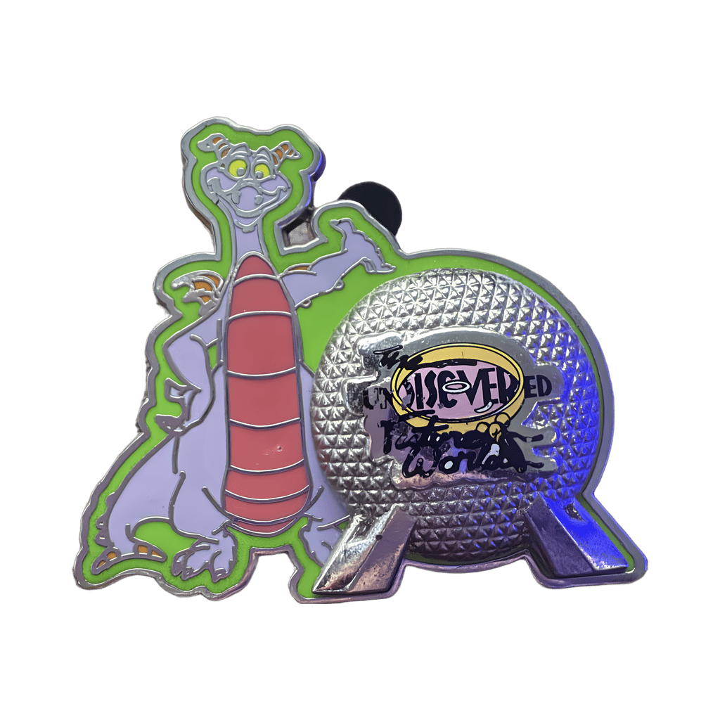 Figment with Spaceship Earth Disney pin