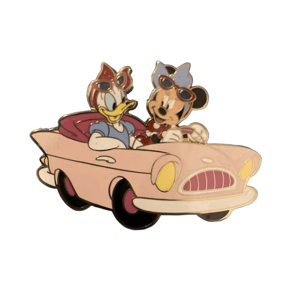 Minnie and Daisy Driving Disney pin