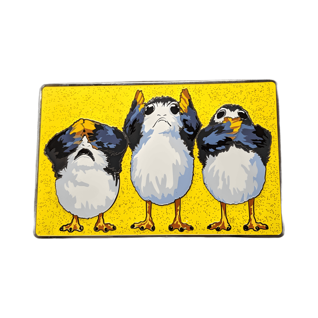 Porg No Evil Disney pin