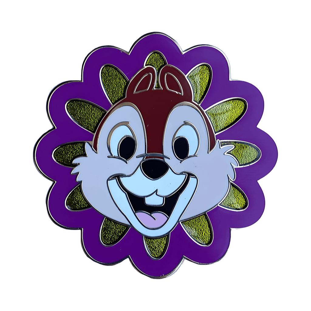 Chip Flower Disney pin