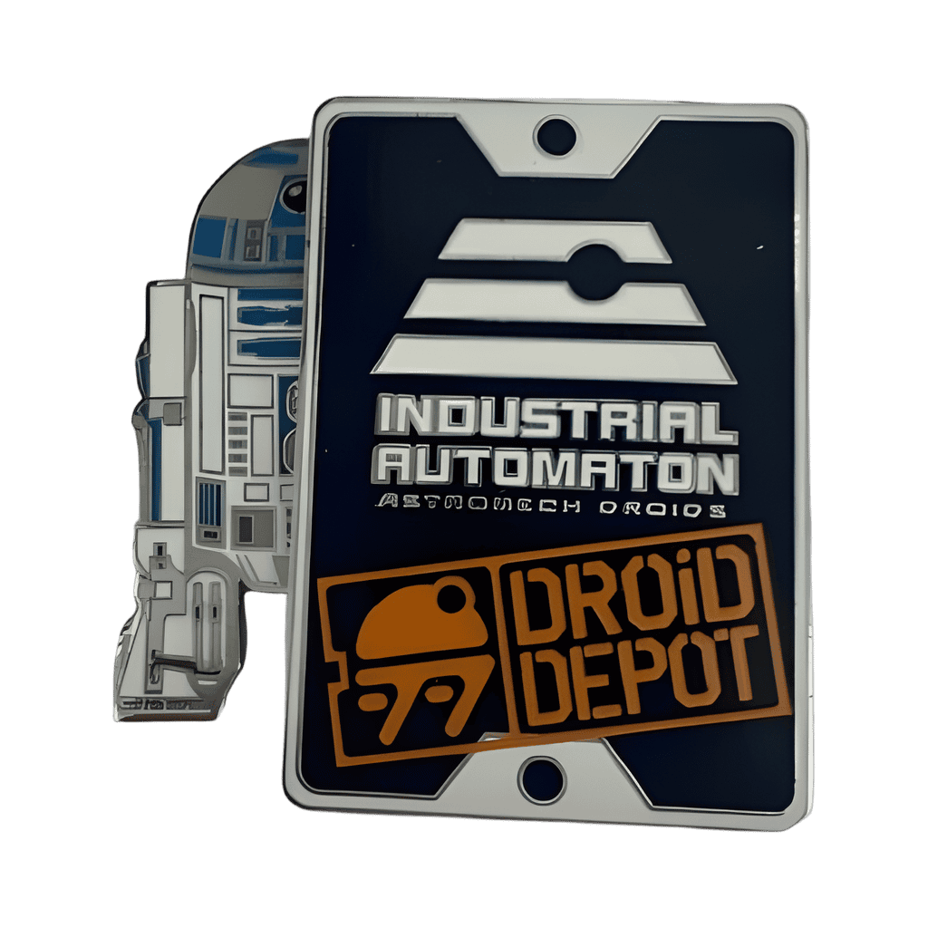 Industrial Automation Droid Depot Sliding R2D2 & BB8 Disney pin