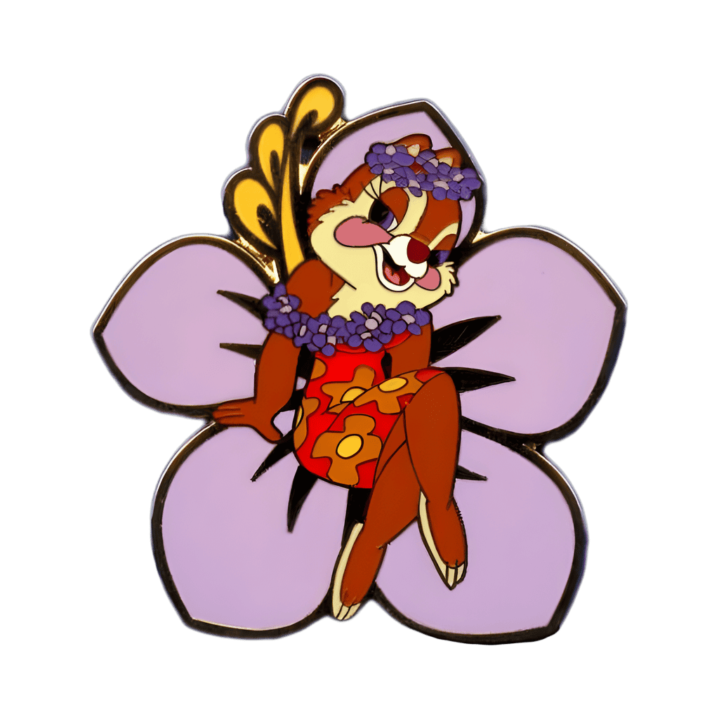 Clarice Sitting on a Purple Flower Disney pin
