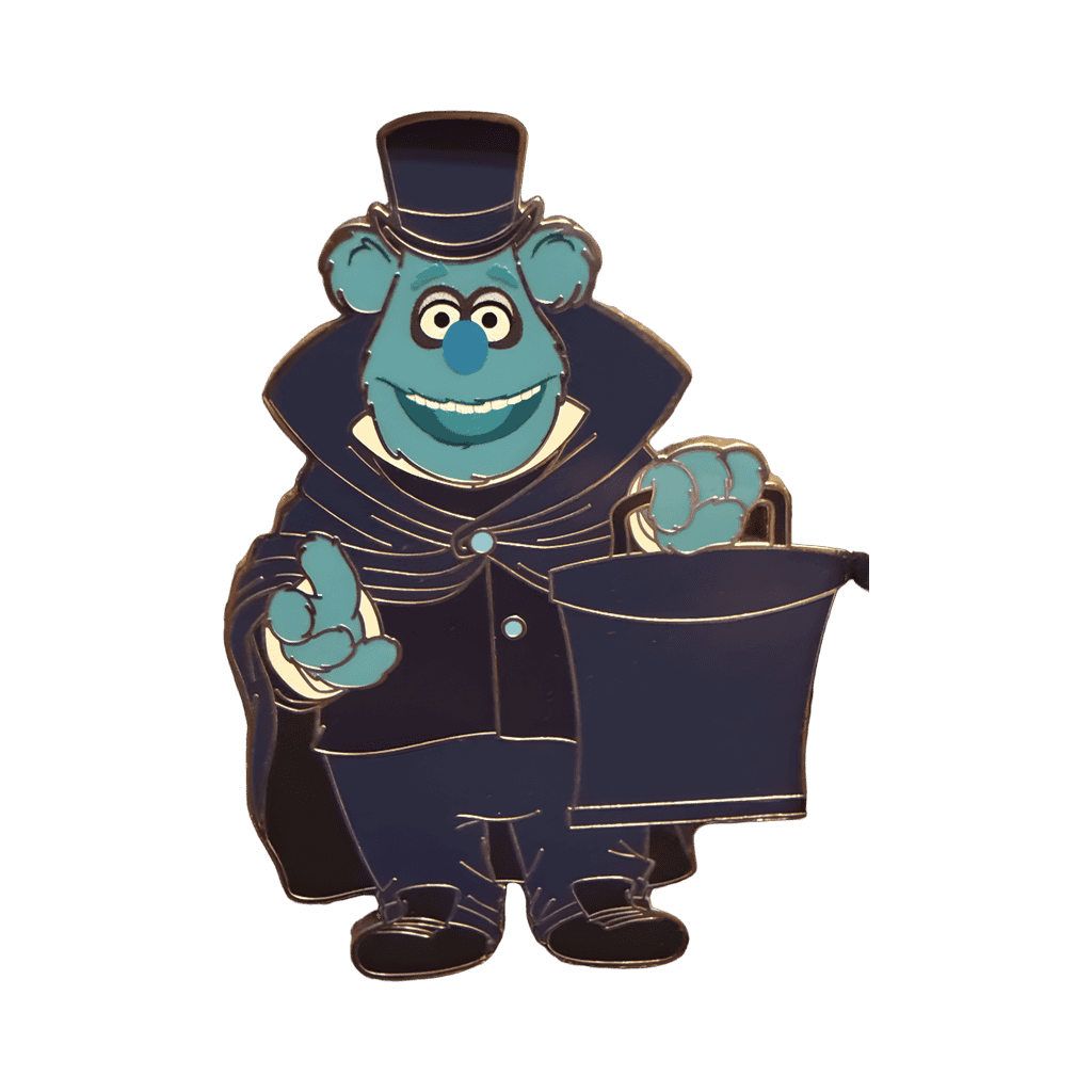 Fozzie Bear as Gauzey the Hatbox Bear Disney pin