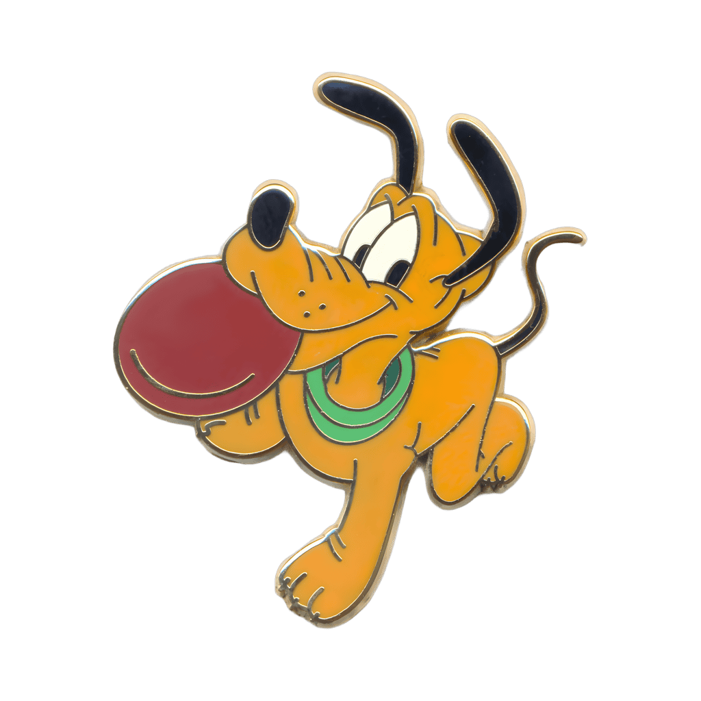 Pluto with a Flying Disc in His Mouth Disney pin