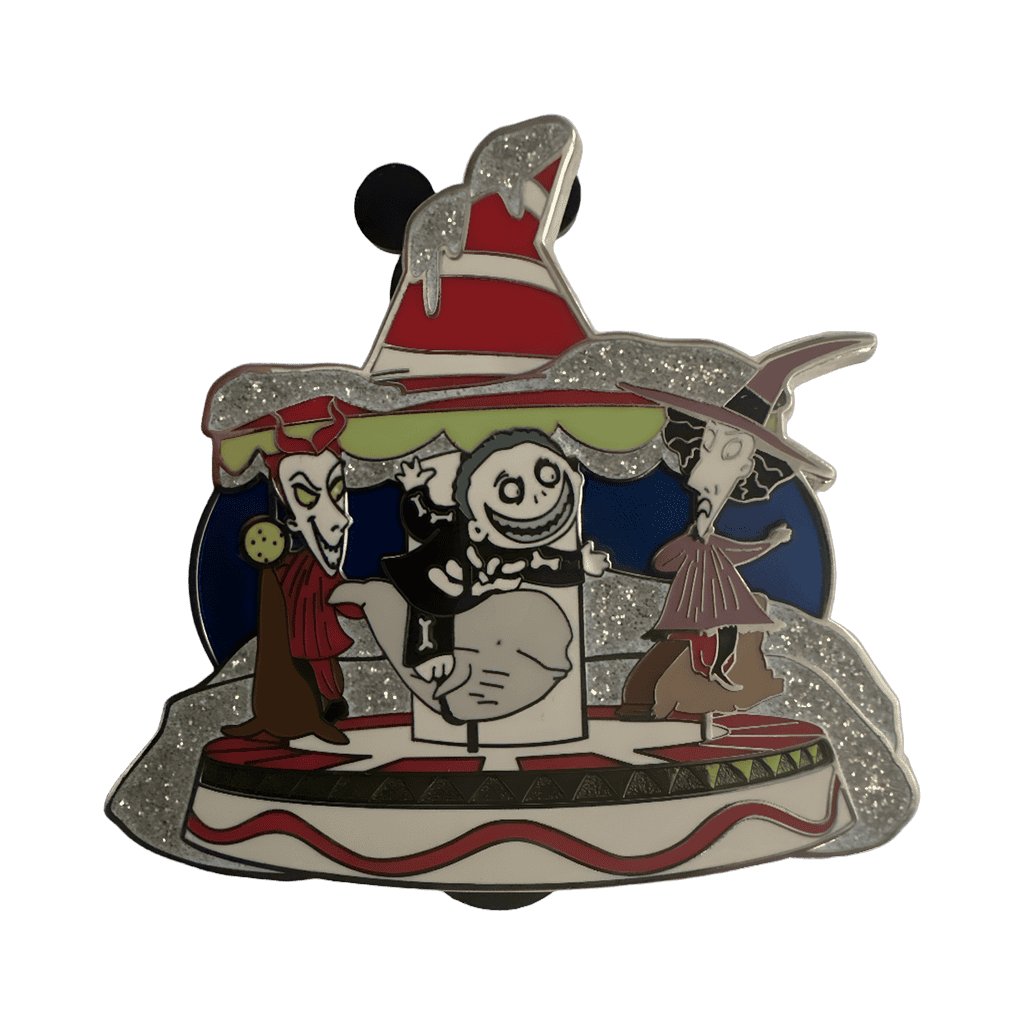 Lock, Shock & Barrel on carousel Disney pin