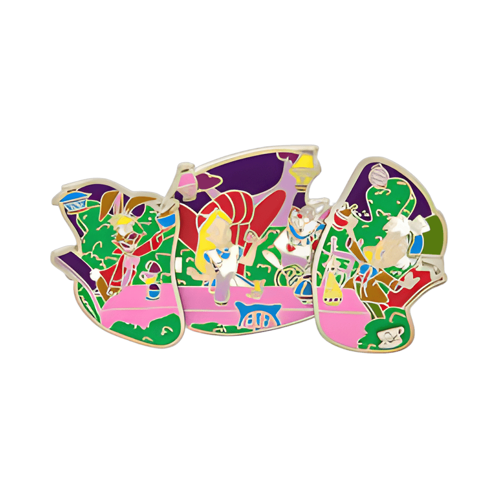 Mad Tea Party 3-pin set Disney pin