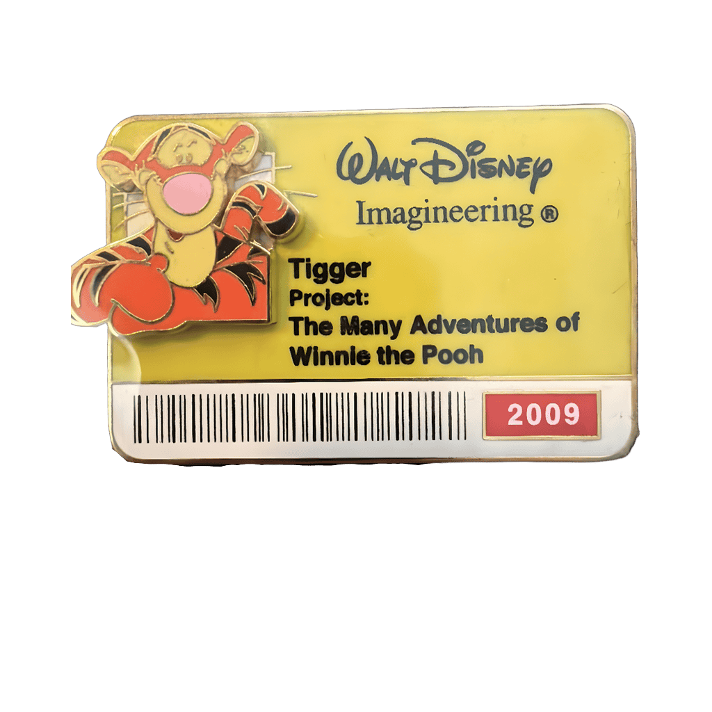 Tigger Id Badge Disney pin