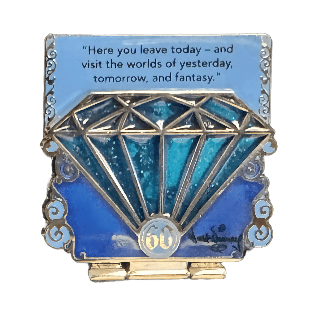 Walt Disney - Anniversary - Blue - Quote Disney pin