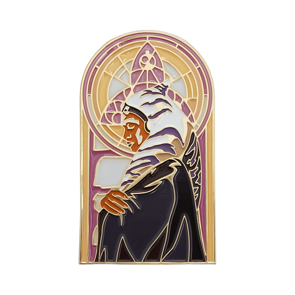 Ahsoka Stained Glass Portrait Disney pin