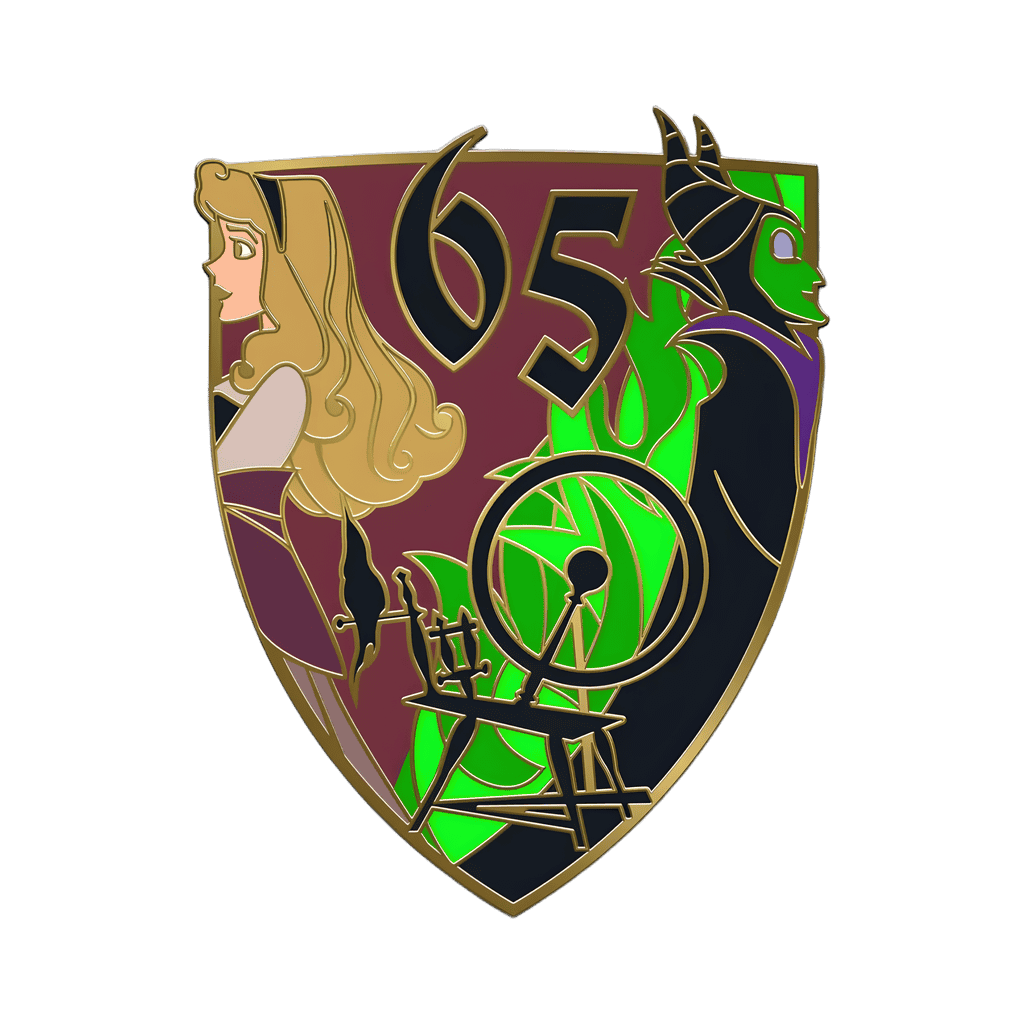Princess Aurora and Maleficent Disney pin