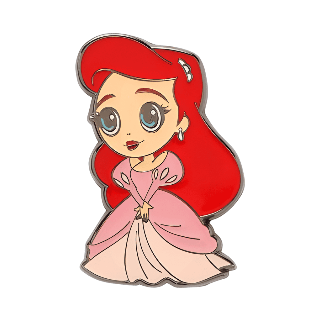 Ariel in pink dress Disney pin