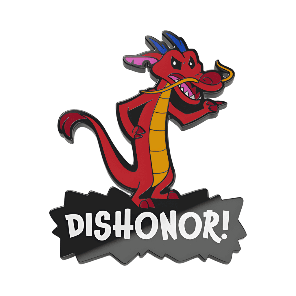 Mushu Dishonor! Disney pin