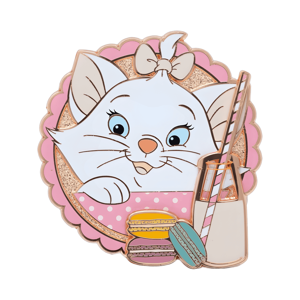Marie with Milk and Macaroons Disney pin