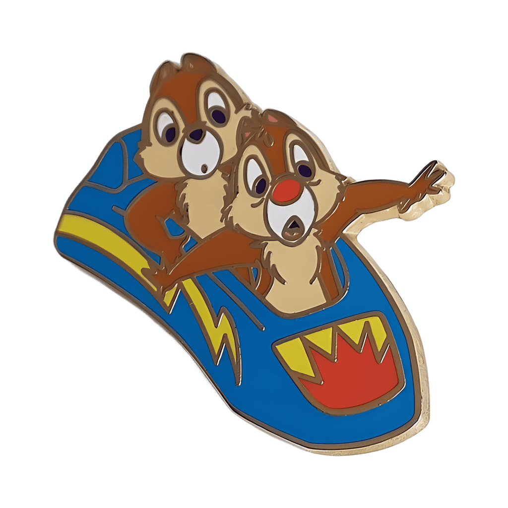 Chip and Dale on California Screamin’ Disney pin