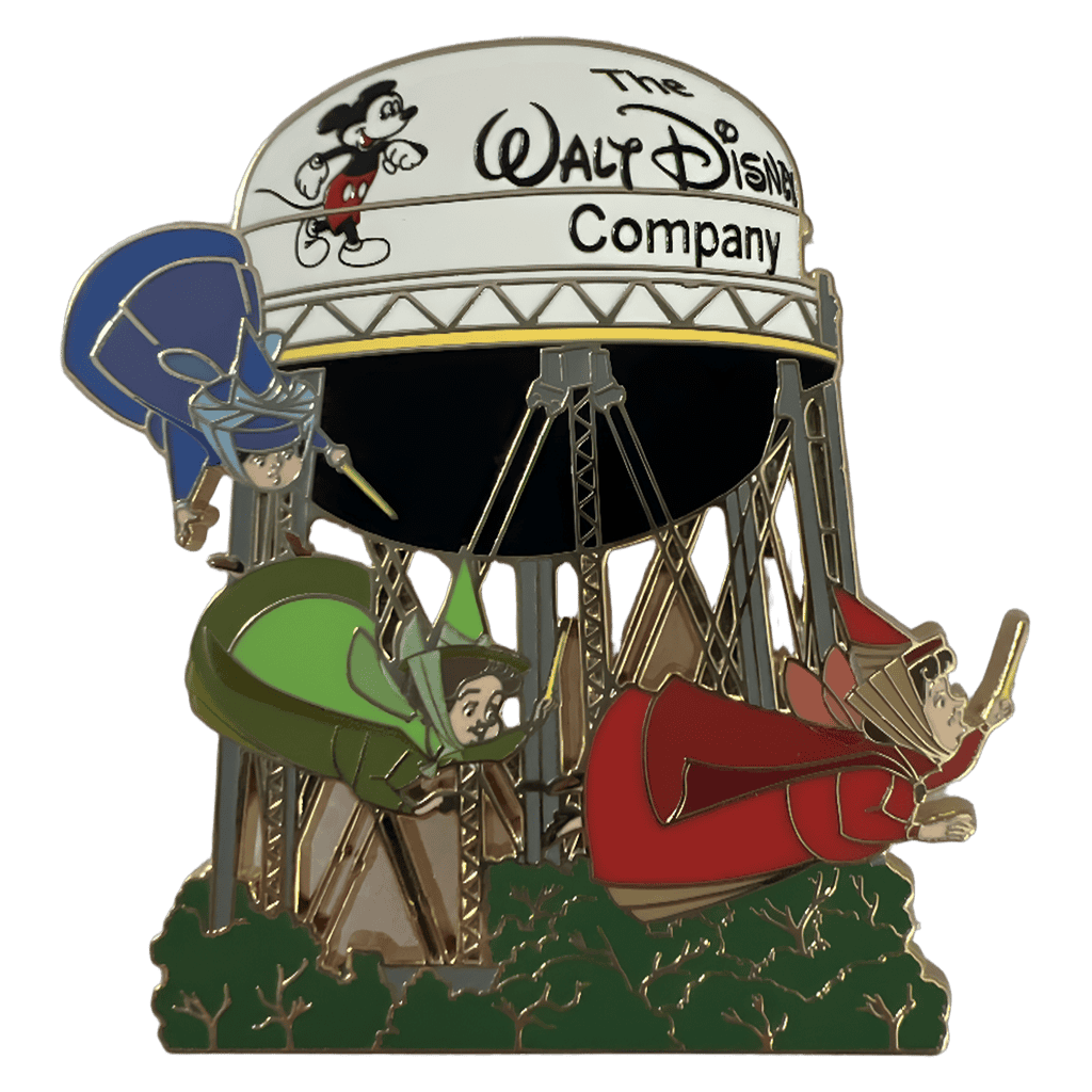 Three Good Fairies Walt Disney Water Tower Disney pin
