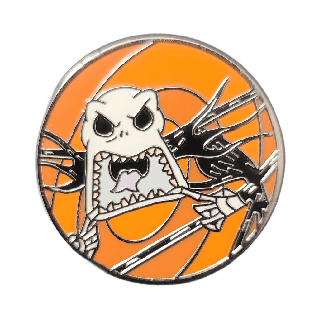 The Nightmare Before Christmas - Angry Jack Skellington - Orange Disney pin