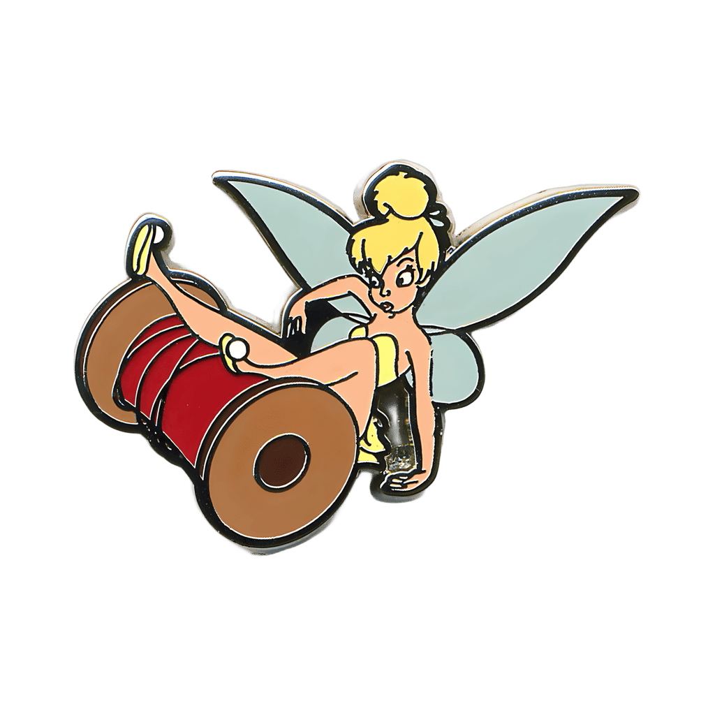 Spool of red thread / Tinker Bell Disney pin