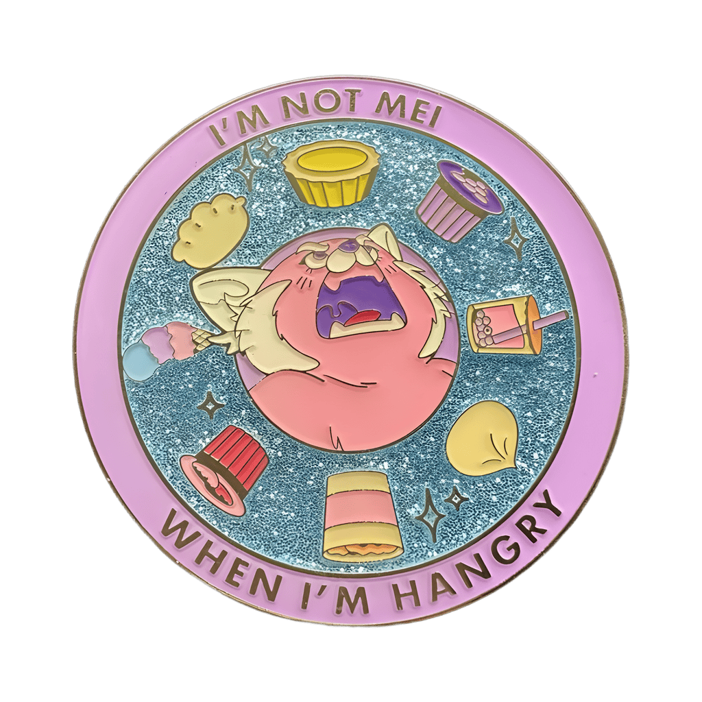 Hangry Panda Mei Pin and 4*Town Patch Set Disney pin
