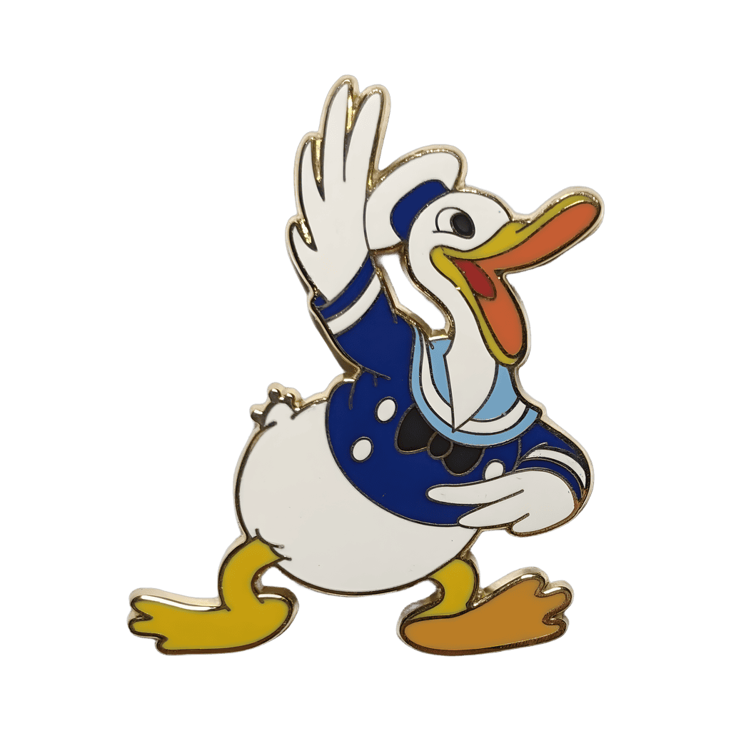 Laughing Donald Disney pin