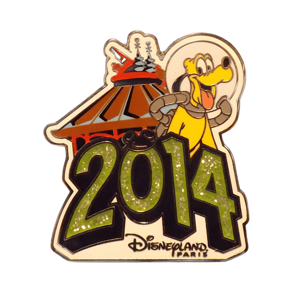Characters and Icons 2014 Glitter Logo Booster Set - Pluto Disney pin