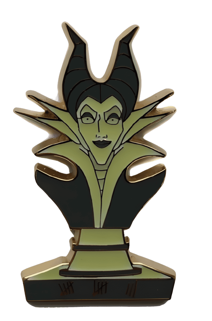 Maleficent Bust Disney pin