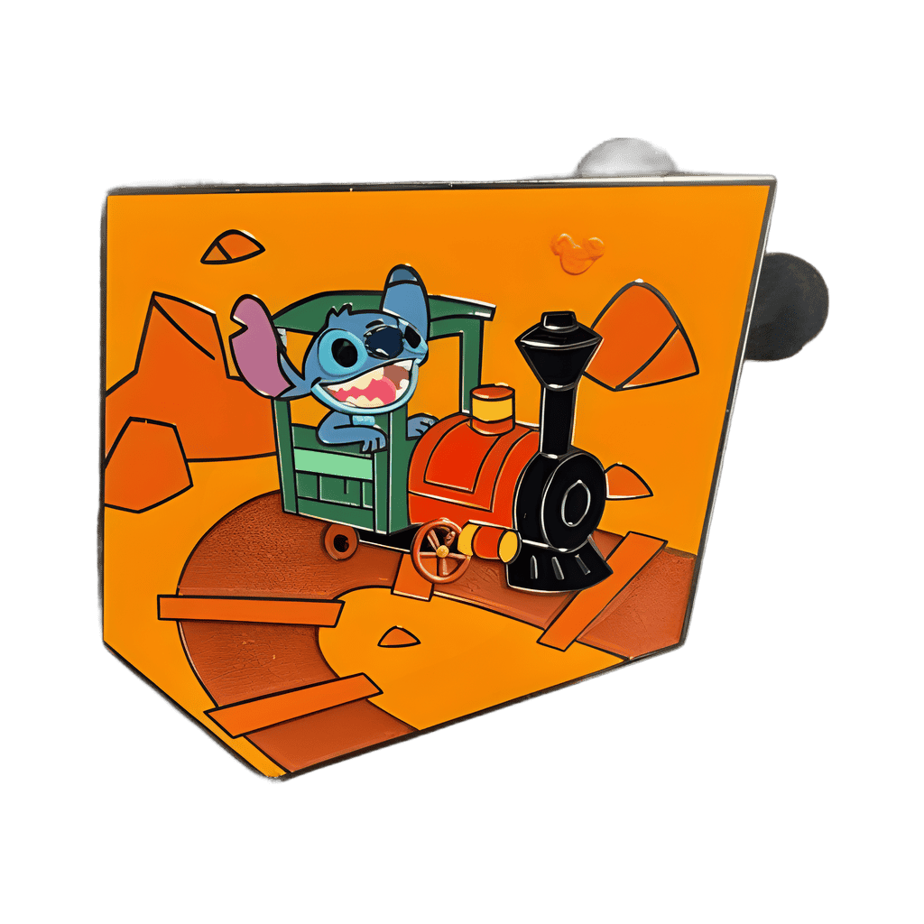 Stitch in Train Engine (CHASER) Disney pin