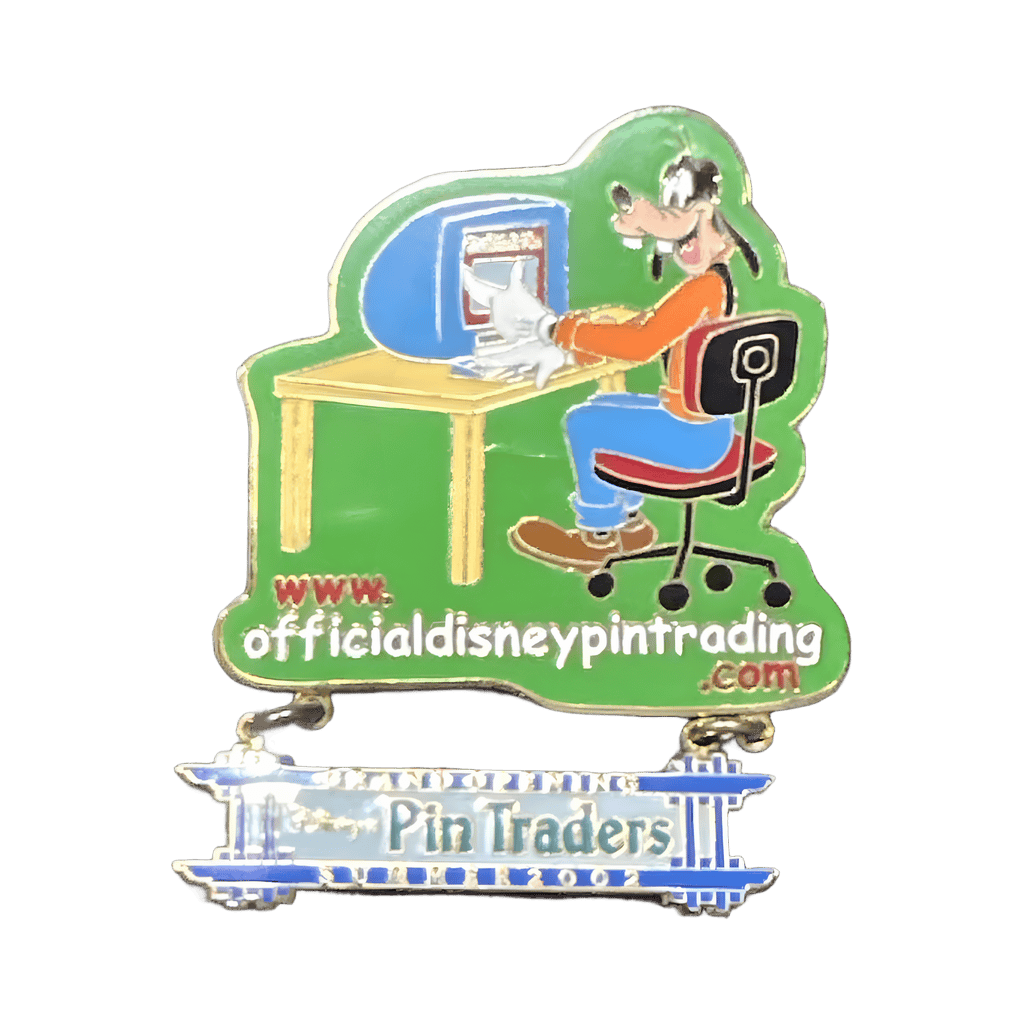Goofy at Office Desk Disney pin
