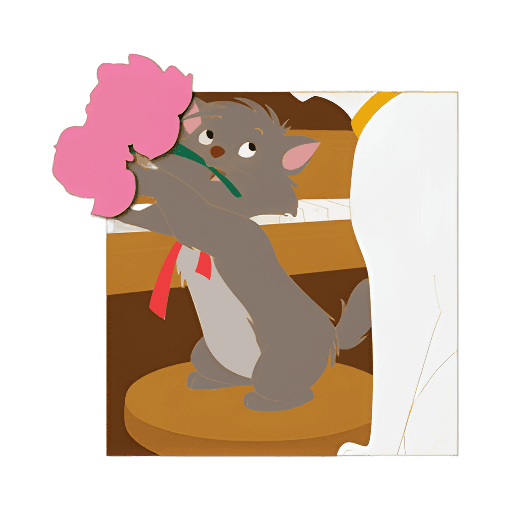 Duchess and Berlioz Disney pin