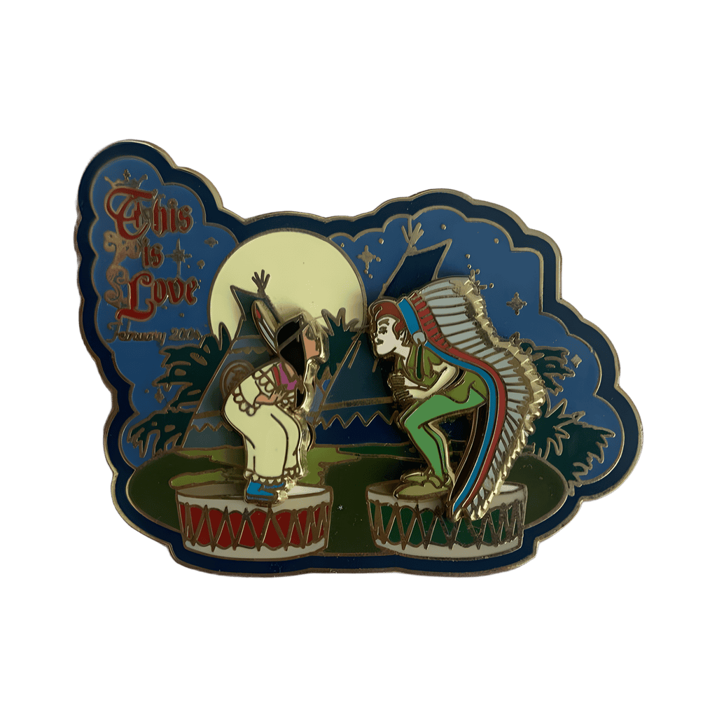 Peter Pan and Tiger Lily Disney pin
