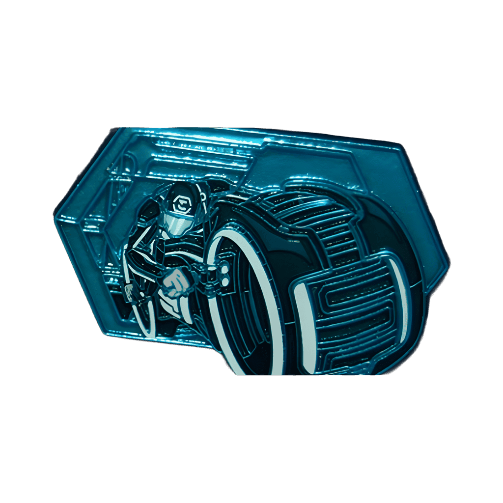 Tron: Legacy - Sam Flynn (on Light Cycle) Chaser Disney pin