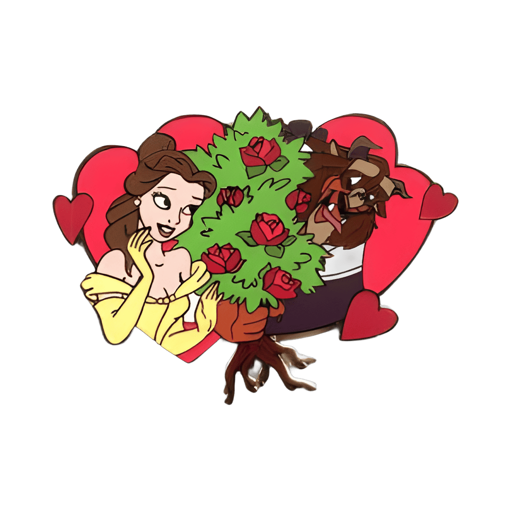 Belle and Beast Disney pin