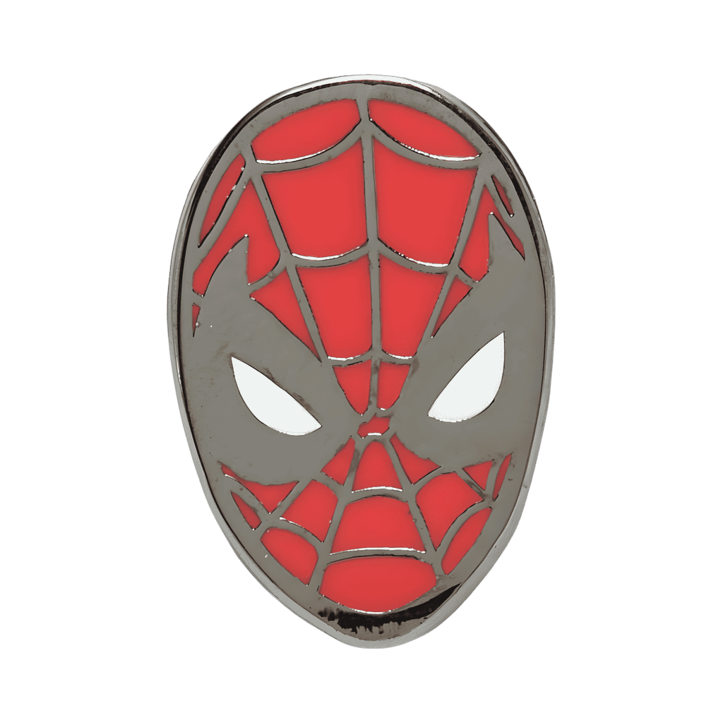 Spider-Man Narrowed Eyes Face Disney pin