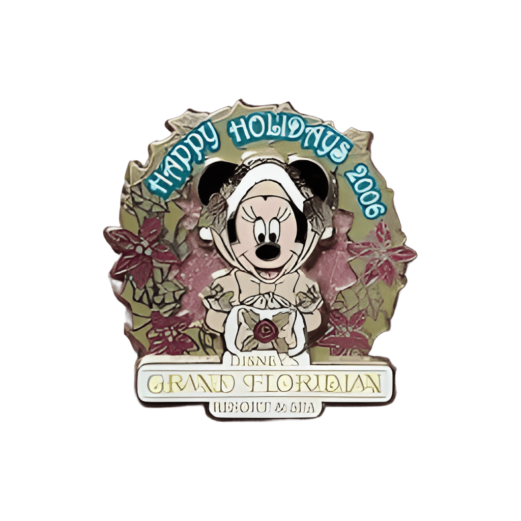 Grand Floridian Resort - Minnie Wreath Disney pin