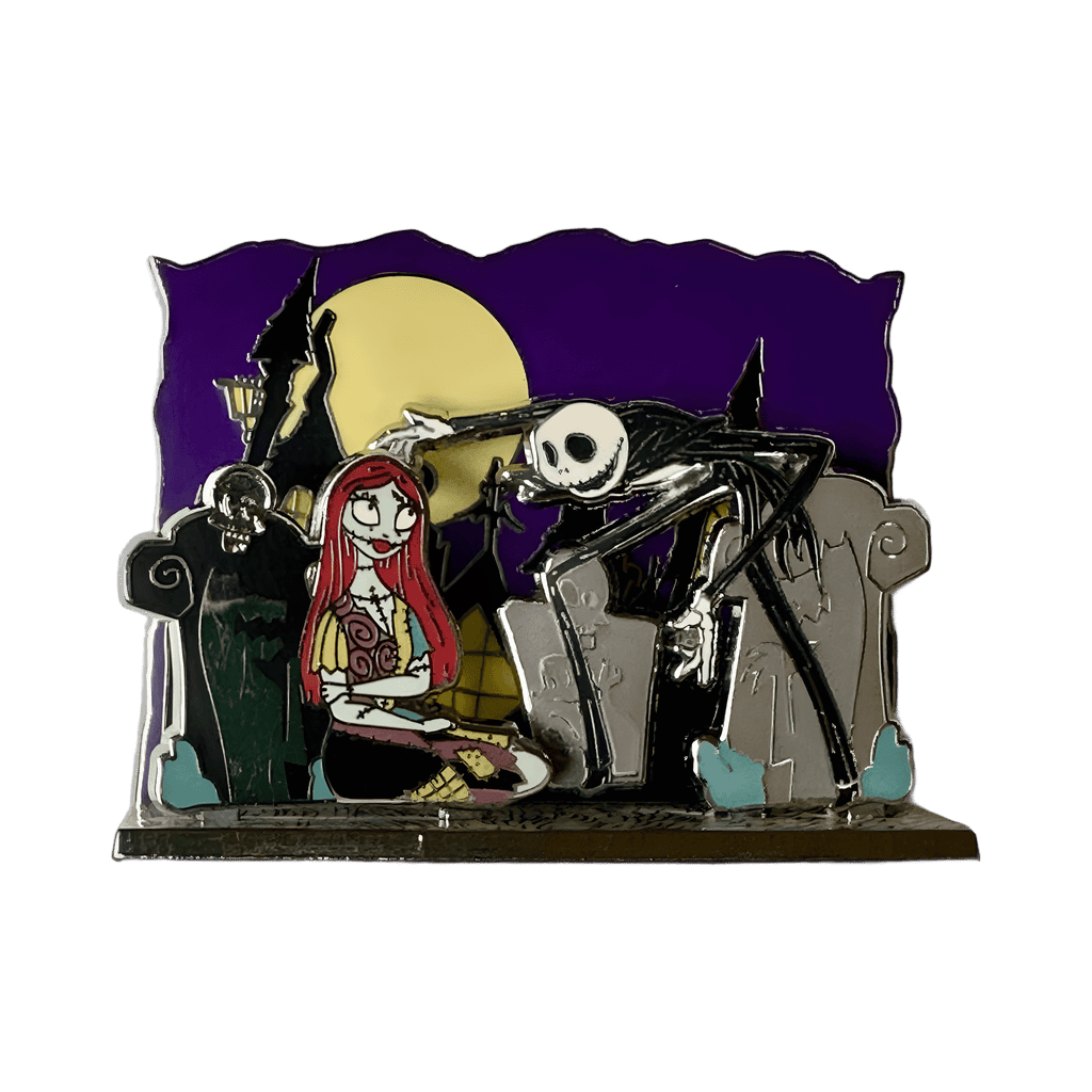 Diorama - Jack and Sally Disney pin