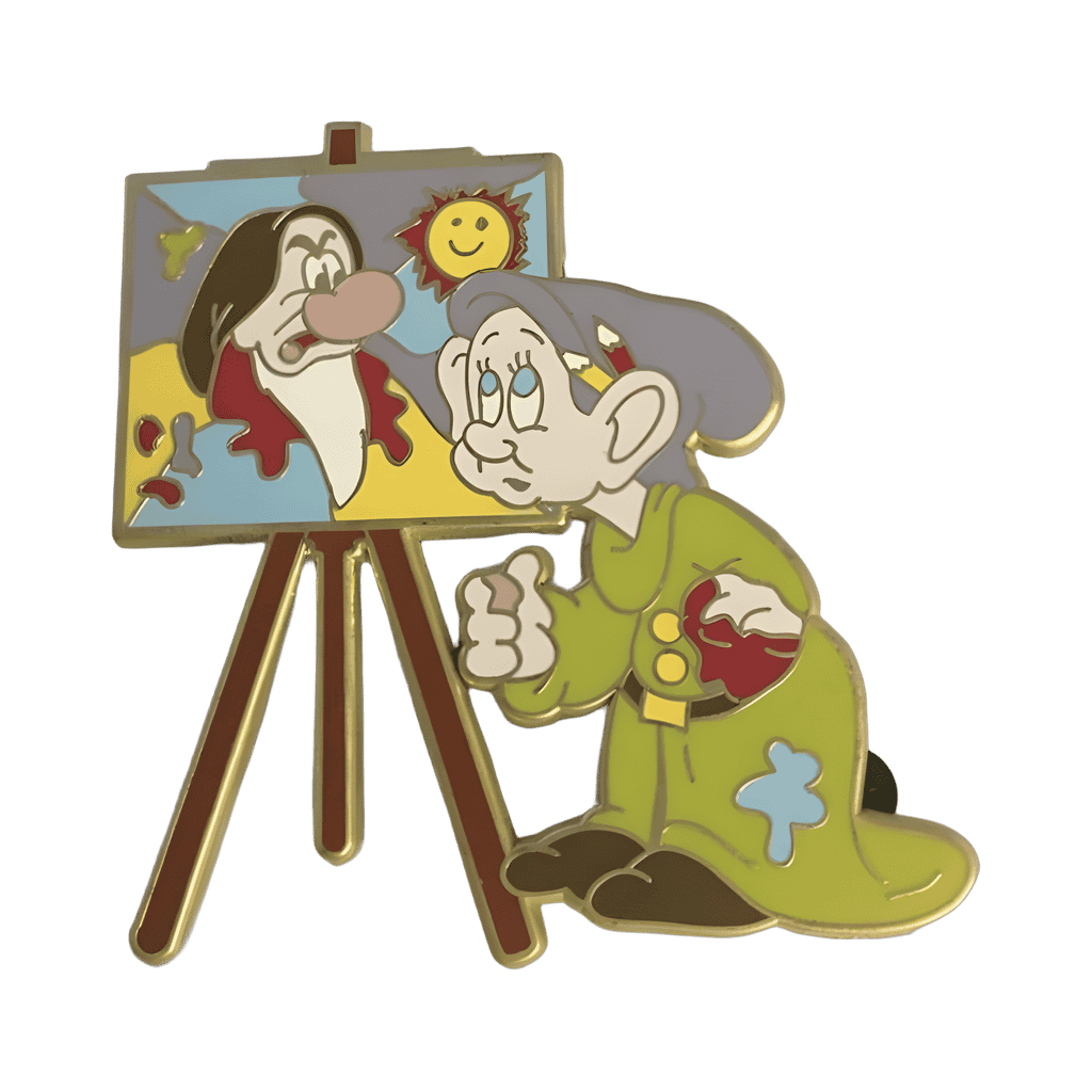 Dopey and Grumpy Disney pin