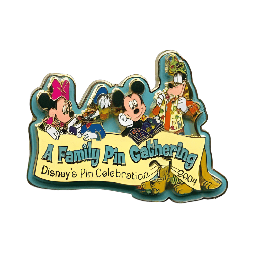 A Family Pin Gathering Logo Disney pin