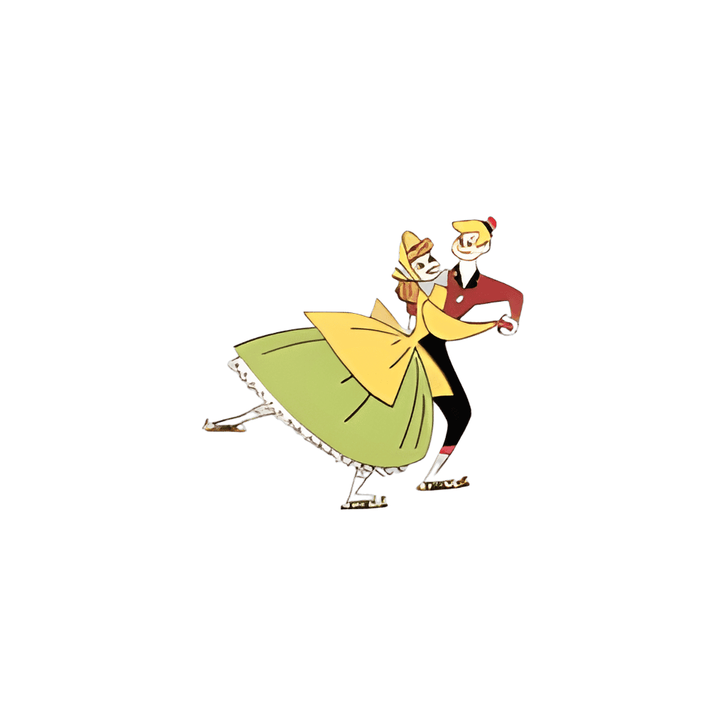 Days 1 Through 4 Pin Set - Once Upon A Wintertime (Jenny and Joe) Disney pin