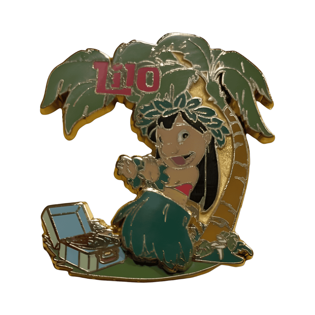 Lilo in hula skirt Disney pin