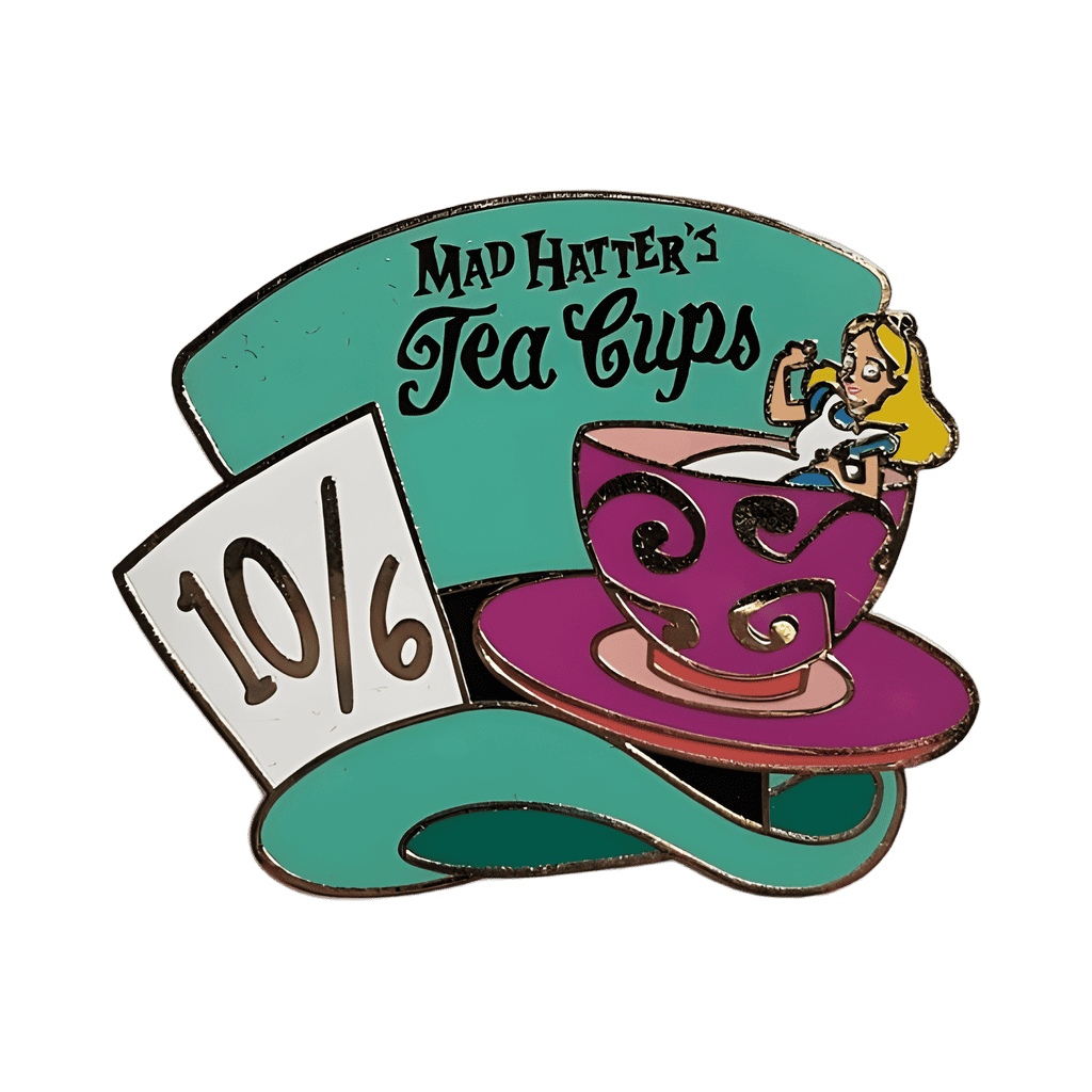 Mad Hatter's Tea Cups Disney pin