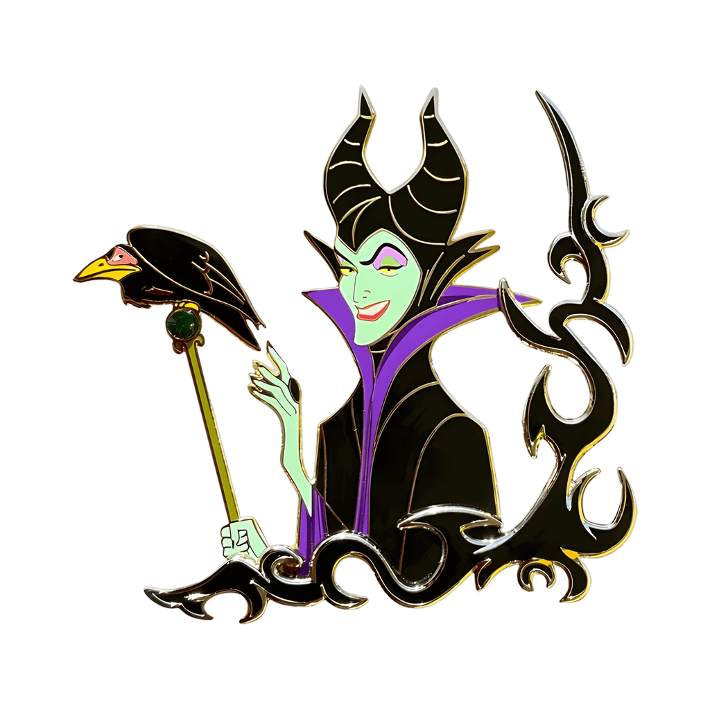 Maleficent and Diablo Disney pin