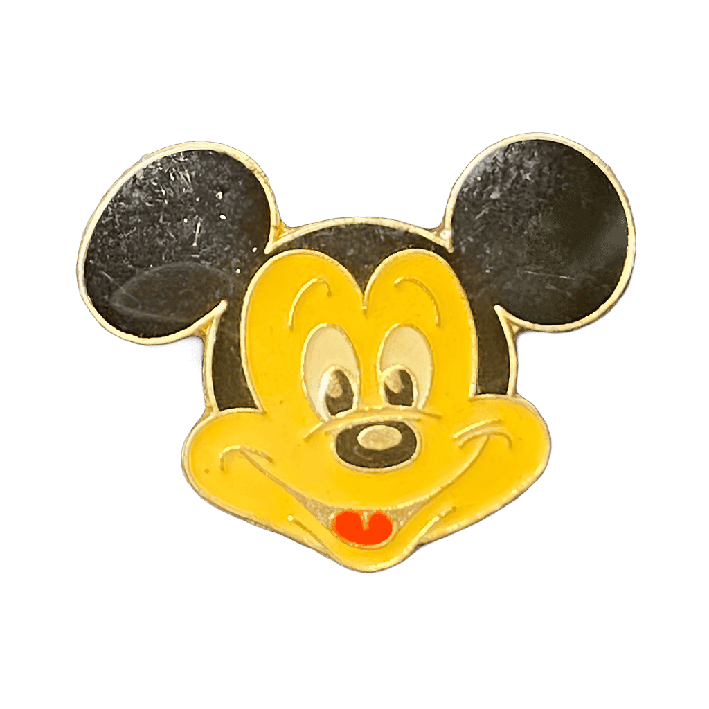 Mickey head Disney pin