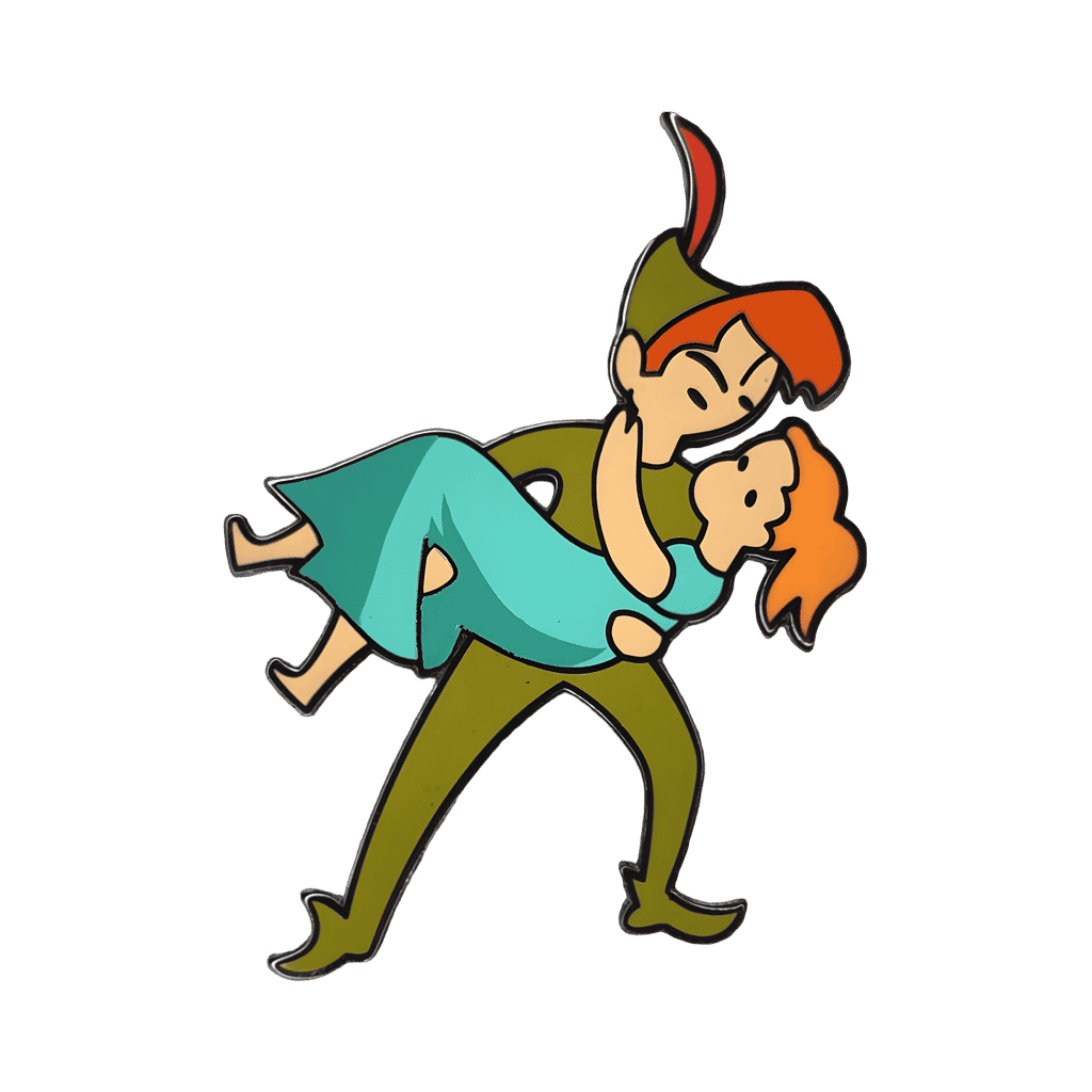 Peter Pan Carrying Wendy Disney pin