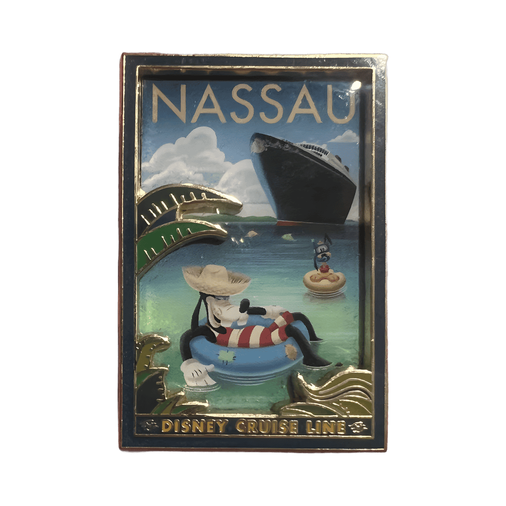 Nassau - Goofy and Pluto Disney pin