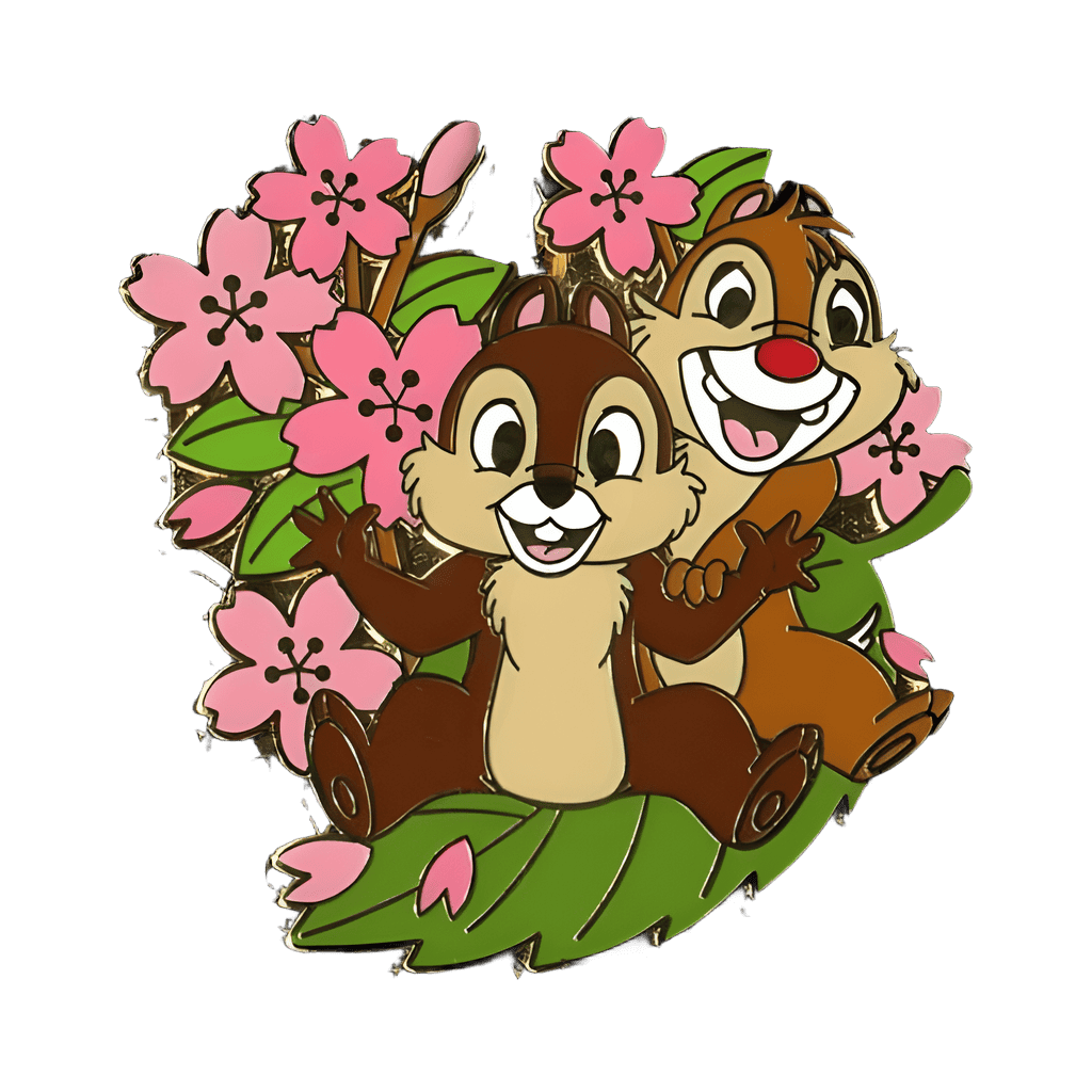 April - Cherry Blossoms - Chip & Dale Disney pin