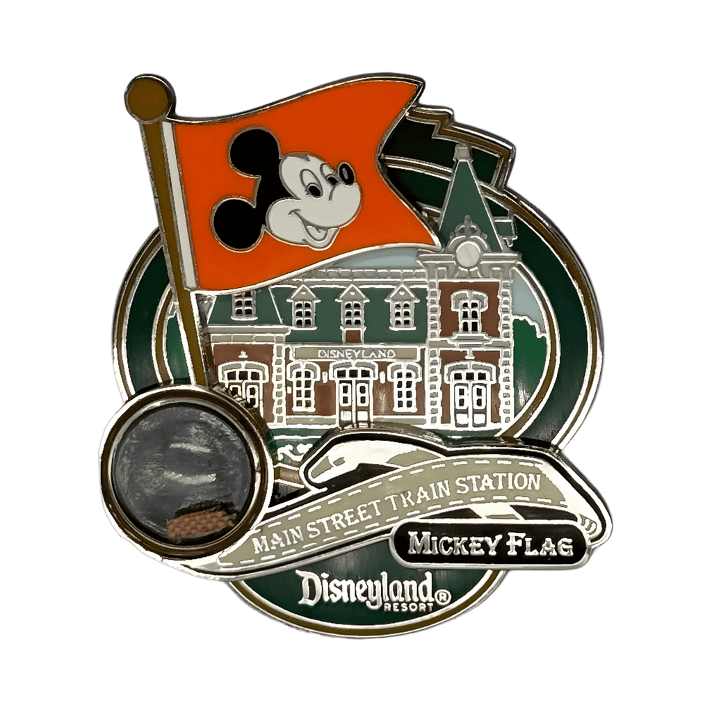 Mickey Flag - Main Street Train Station Disney pin