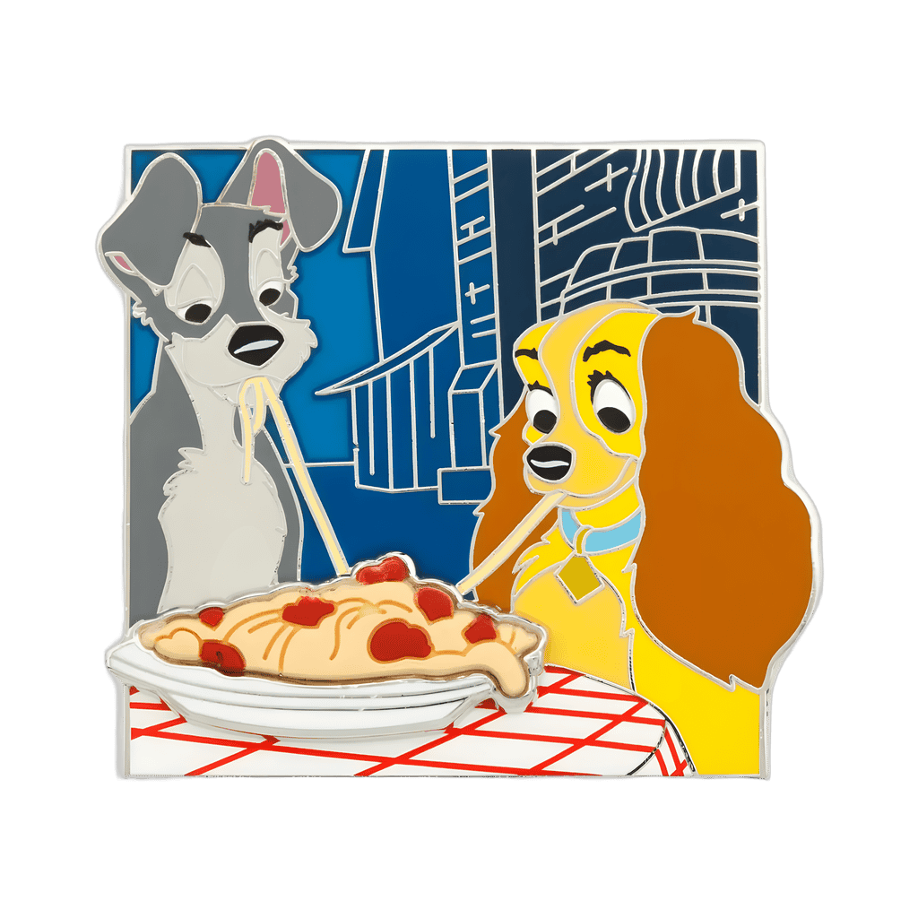 Lady and the Tramp & Spaghetti and Meatballs Disney pin