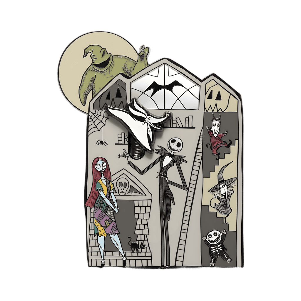 Jack and Sally Disney pin