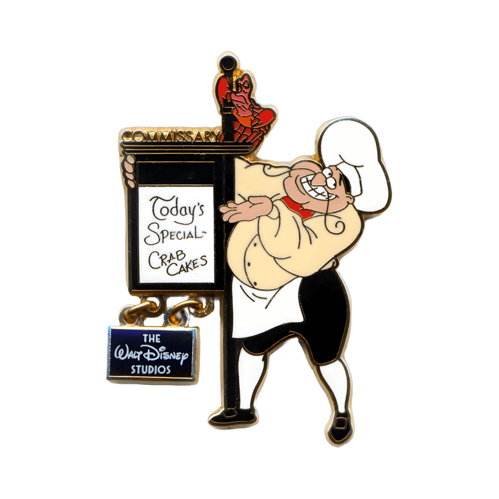 Chef Louis and Sebastian - Today's Special - Crab Cakes Disney pin