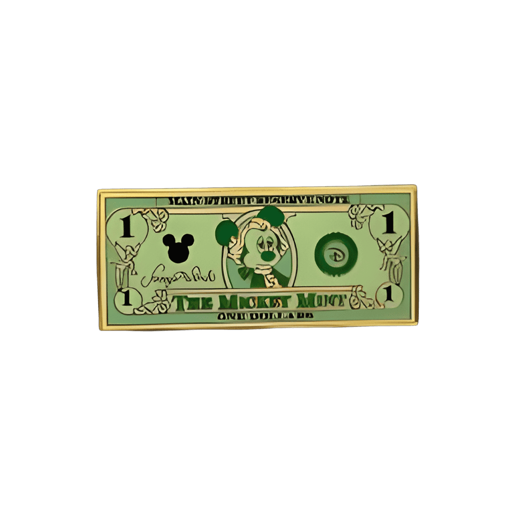Mickey - $1 Bill Disney pin