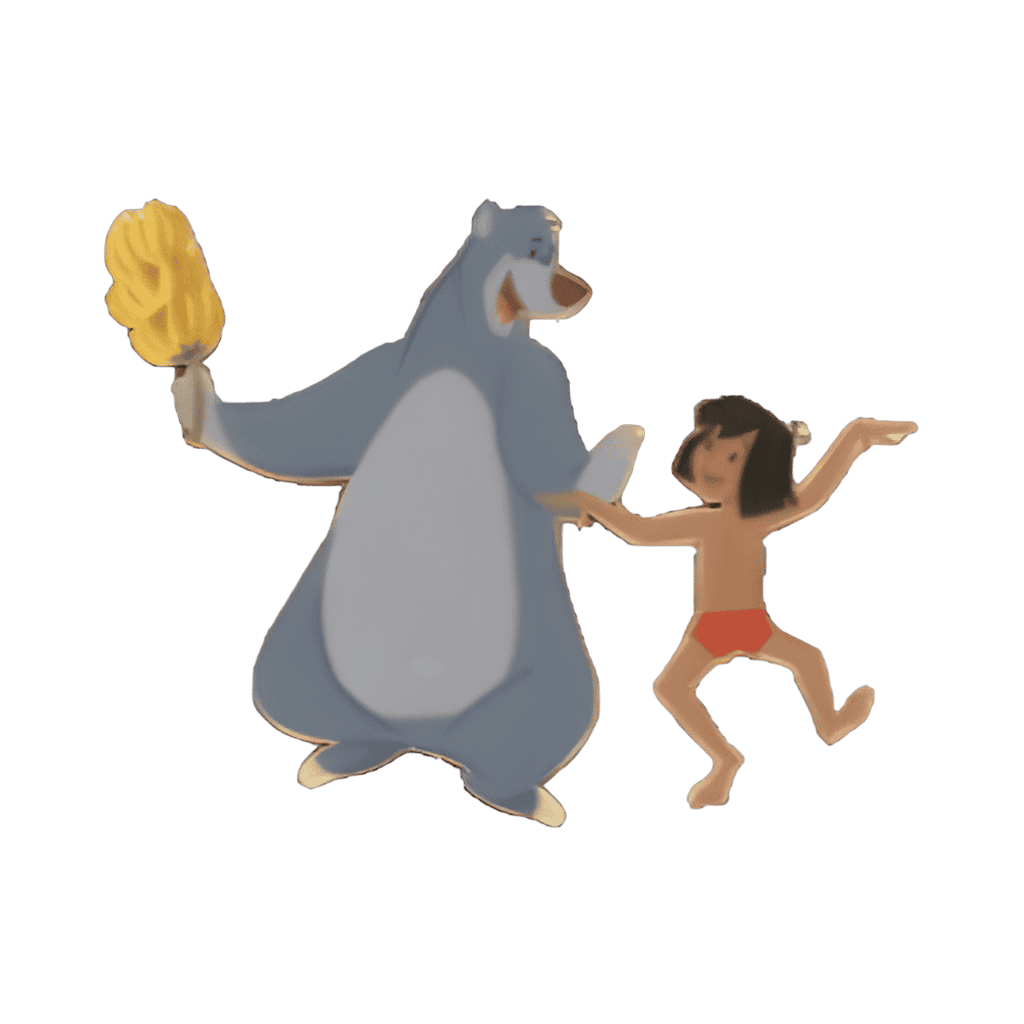 The Jungle Book Map Set - Baloo and Mowgli Disney pin